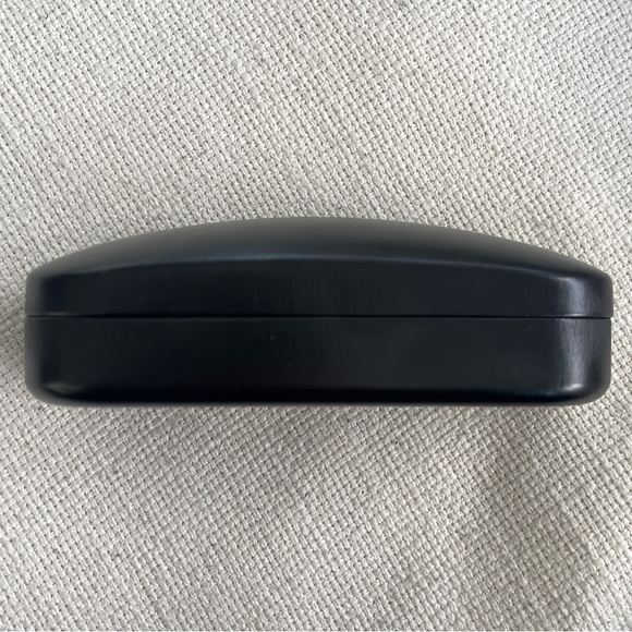COACH Black Faux Leather Hard Dome Case for Glasses Sunglasses & Cloth Brand New - Picture 7 of 8